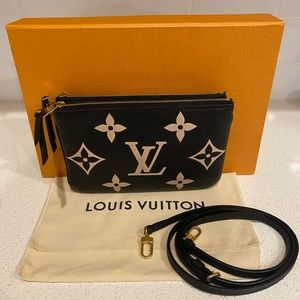 SOLD Authentic Louis Vuitton Double Zip Pochette